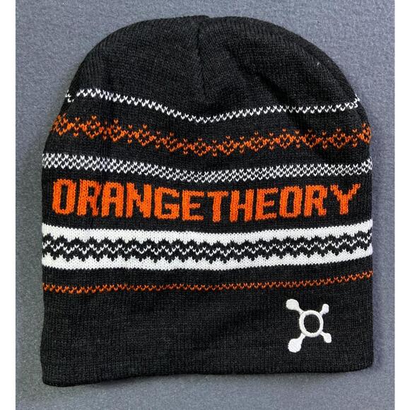 Orangetheory Fitness Logo Knit Beanie Winter Hat Toboggan Warm Fall Winter Gym - Picture 3 of 8